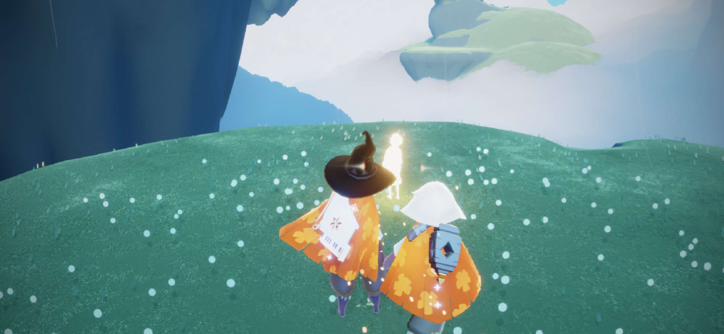 光遇峡谷圆梦村滑行赛道怎么过