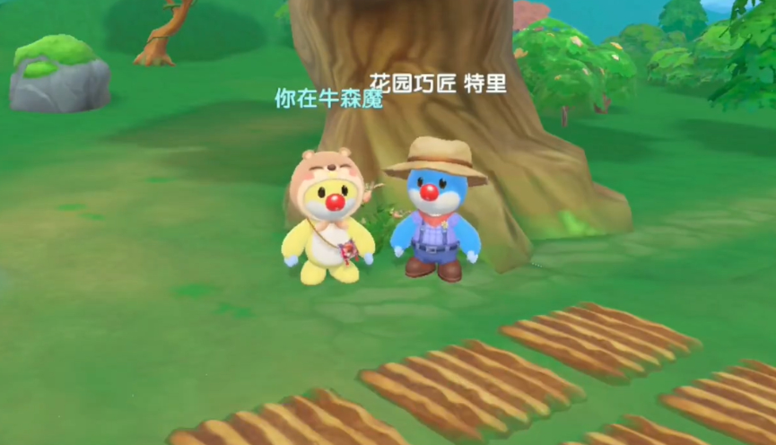摩尔庄园家园后面的空地怎么解