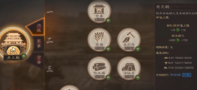 三国志战略版如何提升材料上限