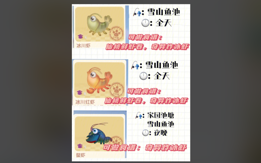 摩尔庄园奇异果冰川虾怎么做