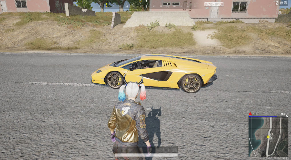 绝地求生怎么停好车