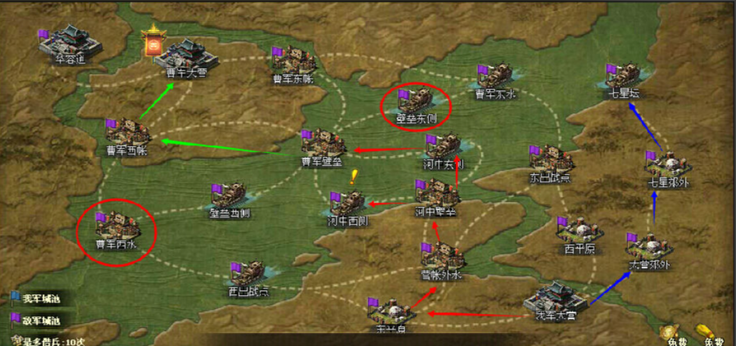 攻城掠地赤壁之战战神怎么打