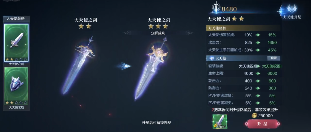 全民奇迹2大天使如何进化