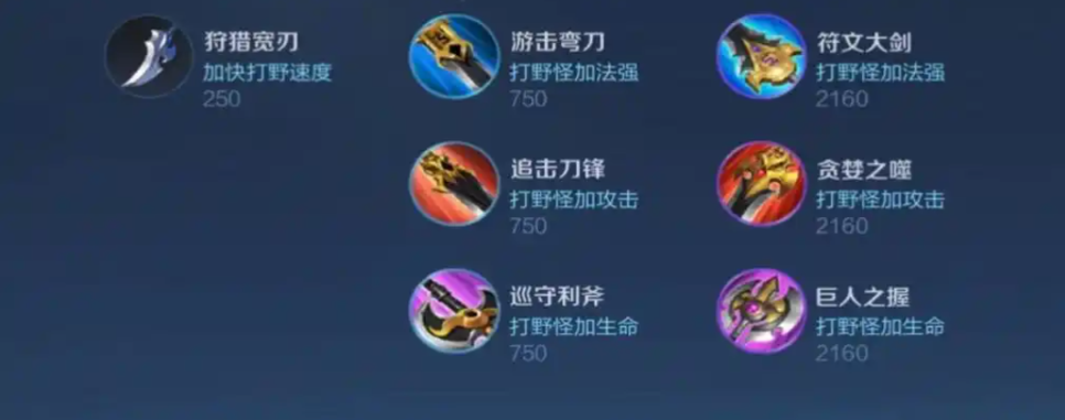 王者荣耀打野的出装方法是什么