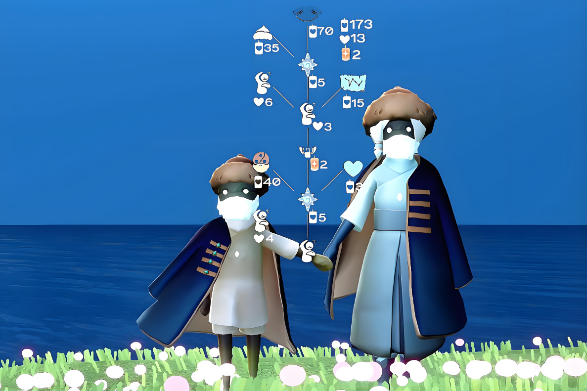 光遇怎么和潜海先祖换东西
