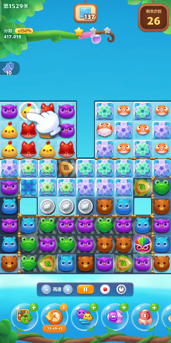 开心消消乐1529关怎么过 开心消消乐1529关怎么过