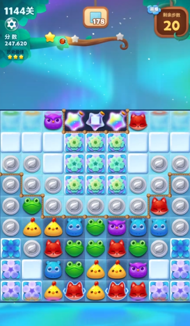 开心消消乐第1144关怎么过