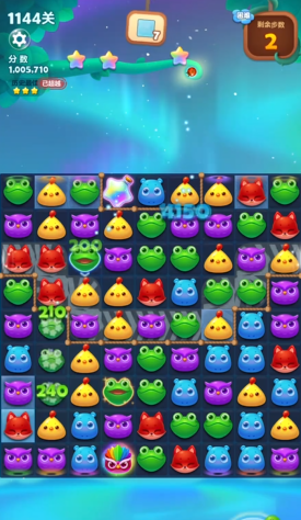 开心消消乐第1144关怎么过