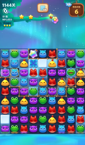 开心消消乐第1144关怎么过
