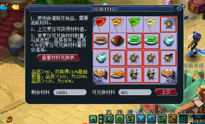 梦幻西游烹饪都出什么