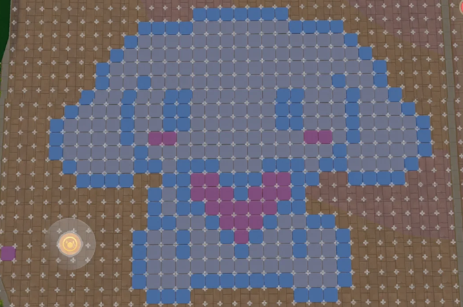 摩尔庄园兔子地砖怎么铺