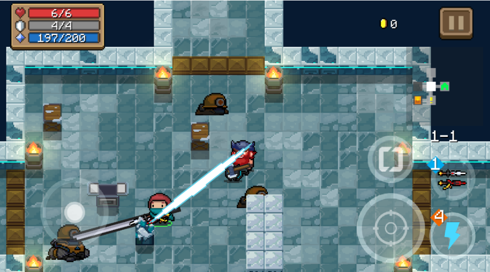 元气骑士用什么武器打守护神殿