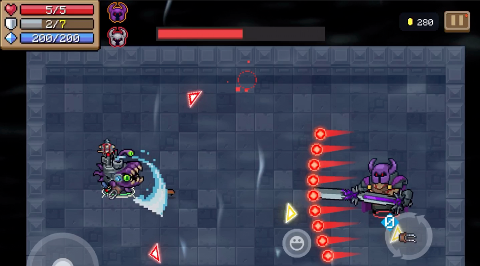 元气骑士紫爵士刀怎么躲