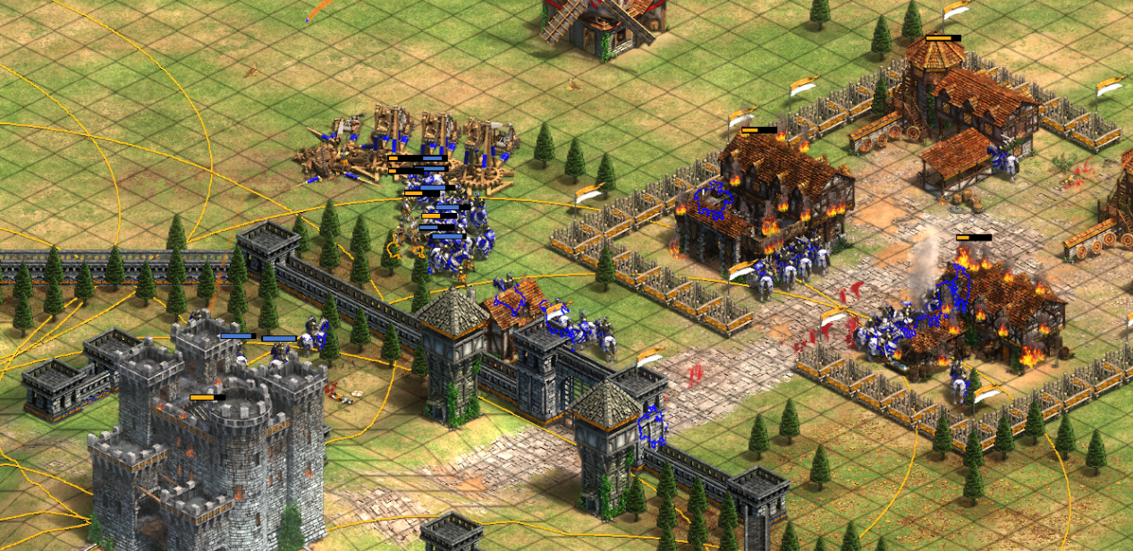 帝国时代2如何旋转建筑