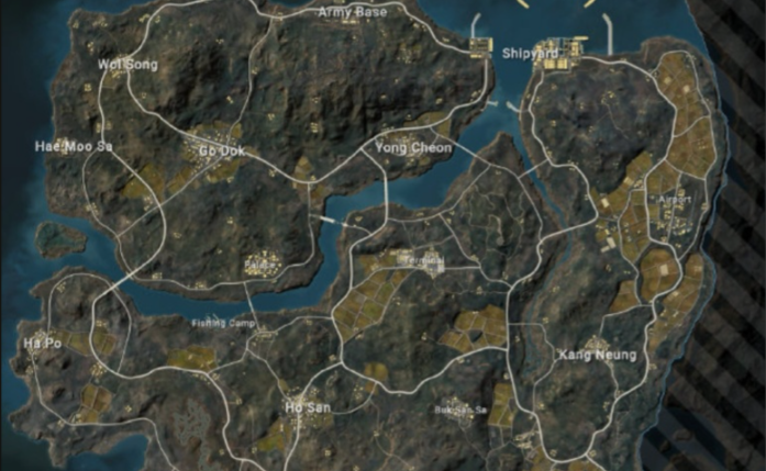 绝地求生迫击炮在哪个图