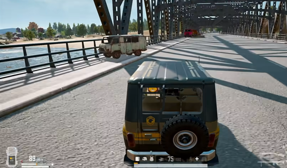 绝地求生怎么跳到桥上面