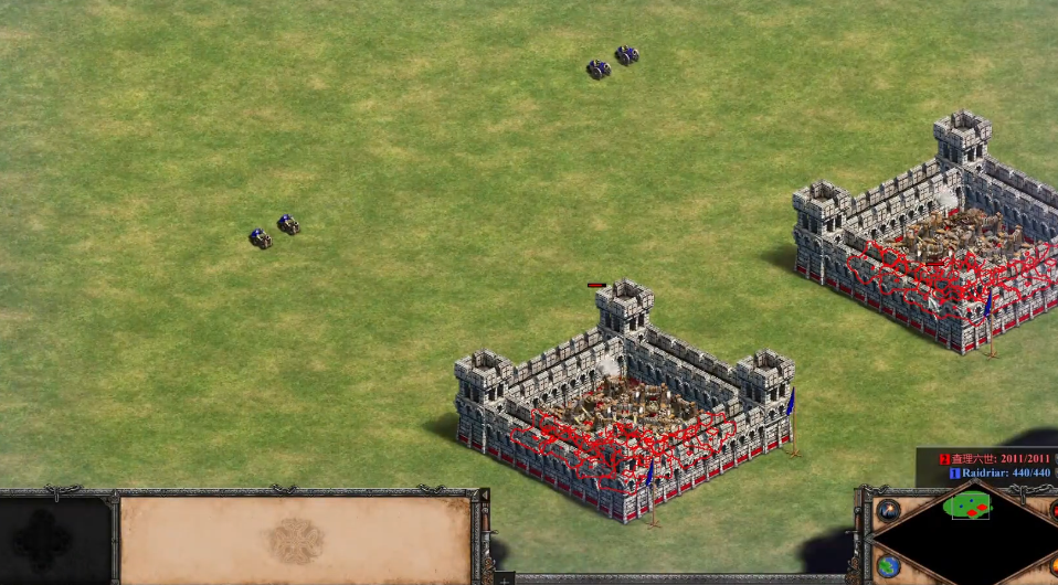 帝国时代2如何旋转建筑