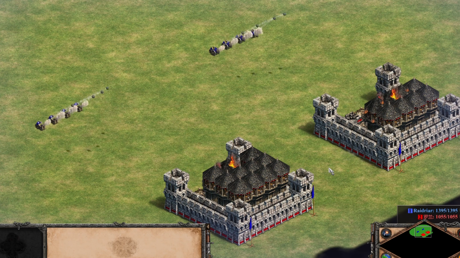 帝国时代2如何旋转建筑