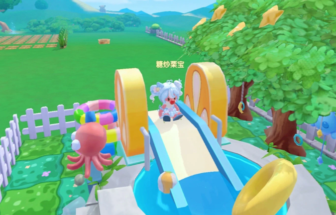 摩尔庄园手游滑梯怎么上去