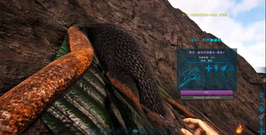 方舟生存进化怎么驯服风神翼龙