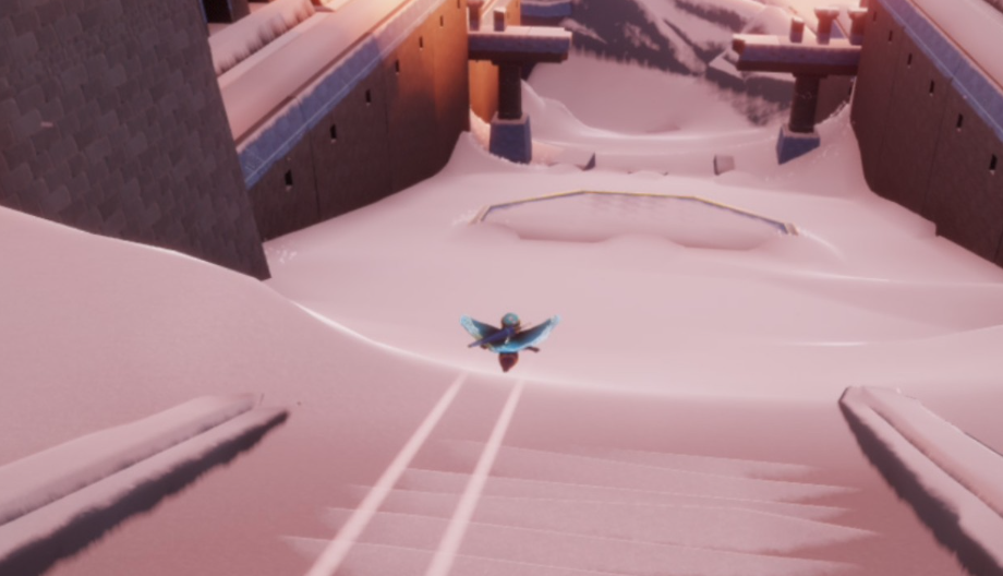 光遇滑雪道怎么倒栽葱