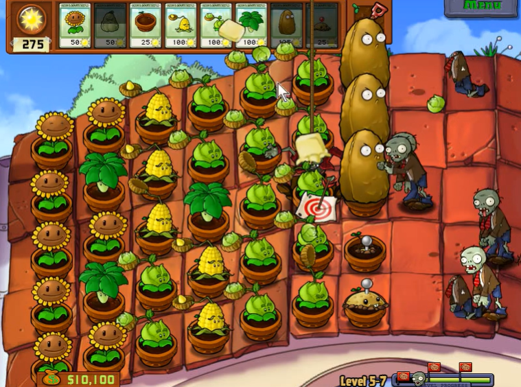 植物大战僵尸5-7怎么过