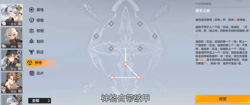 深空之眼觅影点哪个神格