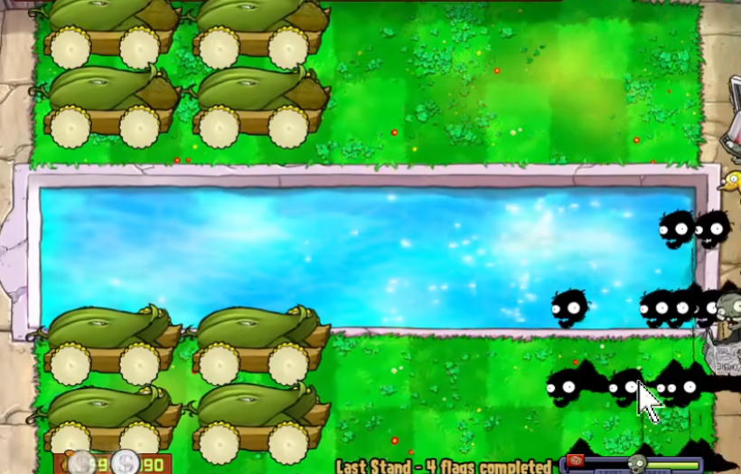 植物大战僵尸谁笑到最后怎么过泳池