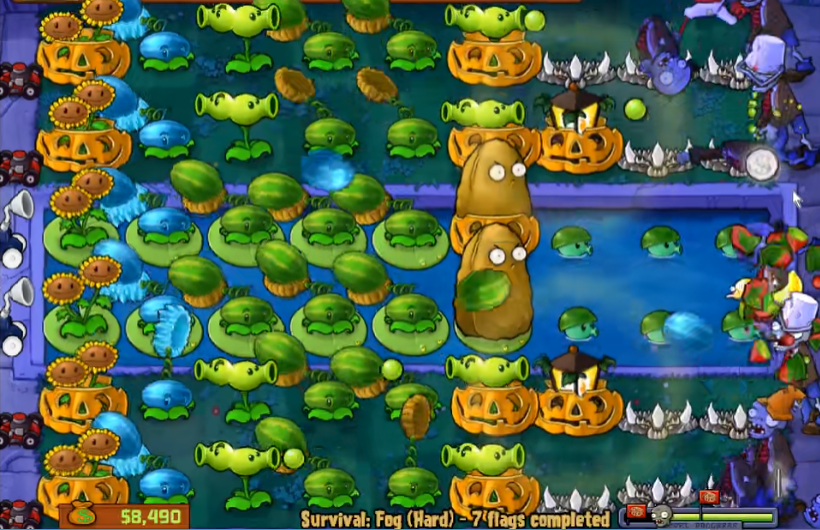 植物大战僵尸浓雾关卡怎么过